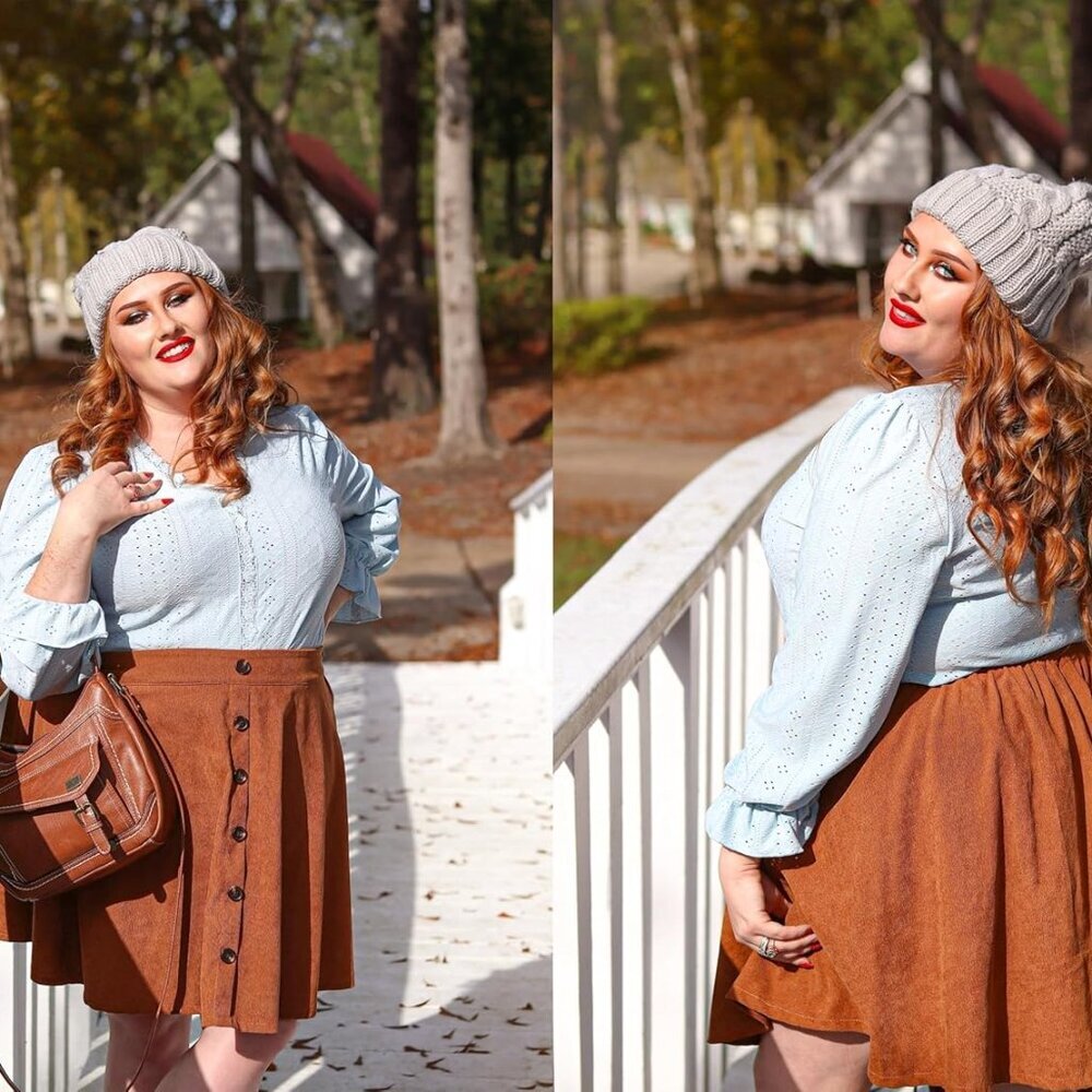 Plus Size Basic Versatile Stretchy Elastic Waist … - image 2